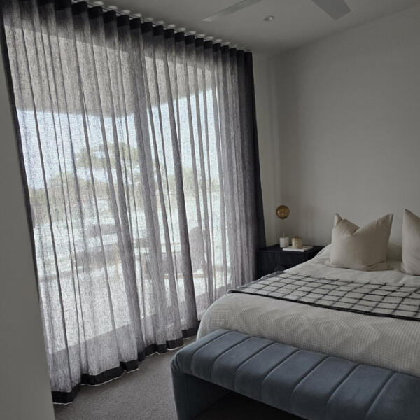 sheer curtains for residential windows in Caulfield South