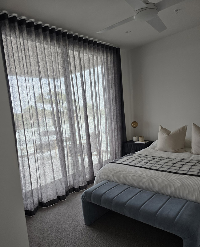 sheer curtains for residential windows in Caulfield South