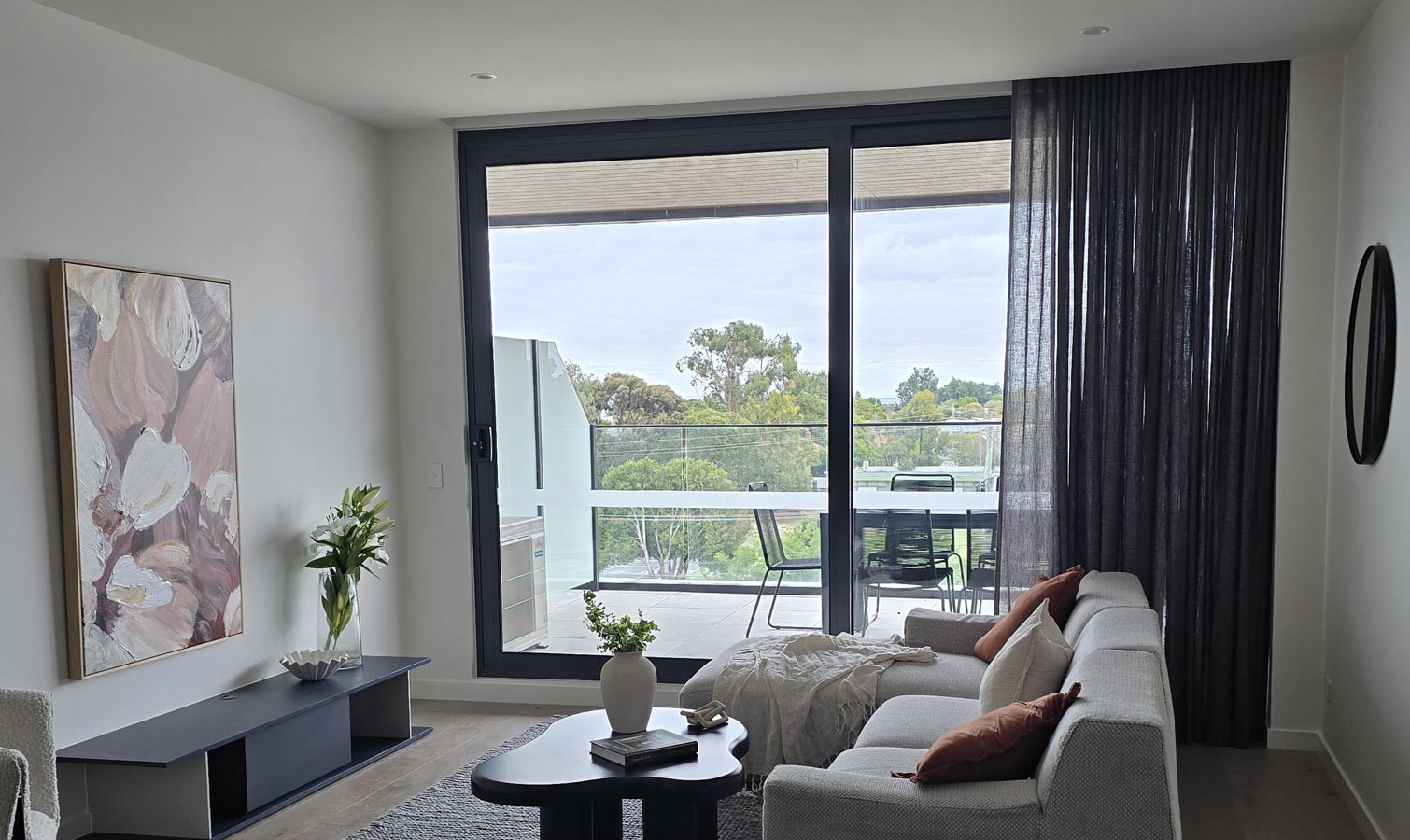 sheer curtains for residential windows in Caulfield South