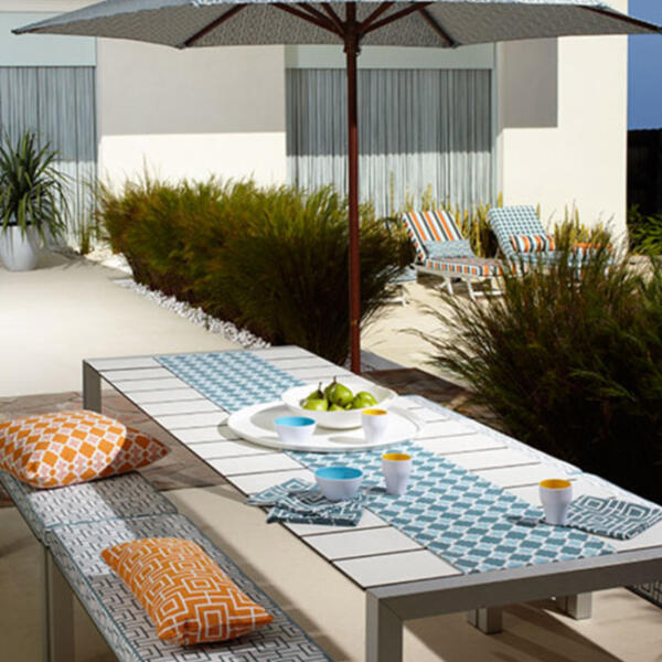 Outdoor seat cushions by Fabric Creations in Cheltenham
