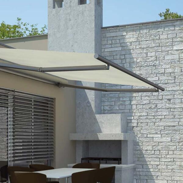 Folding arm awning by Fabric Creations in Cheltenham