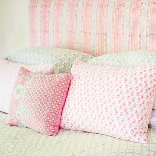 Fabric bedhead by Fabric Creations in Cheltenham