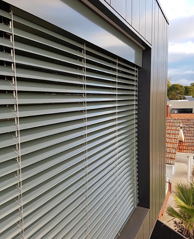 External Venetian blinds by Fabric Creations in Cheltenham