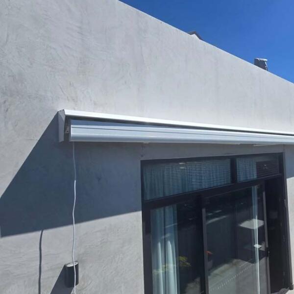 Folding arm awning by Fabric Creations in Cheltenham