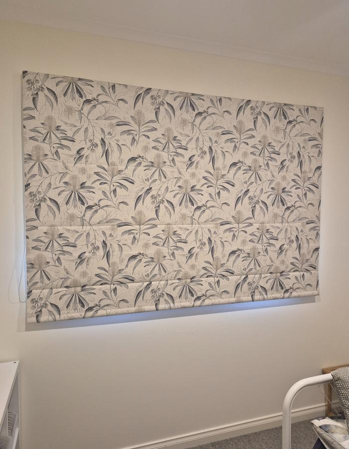 Roman Blind IN Maurice Kain Mornington Silver Gull
