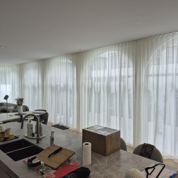 Sheer Wavefold Curtain