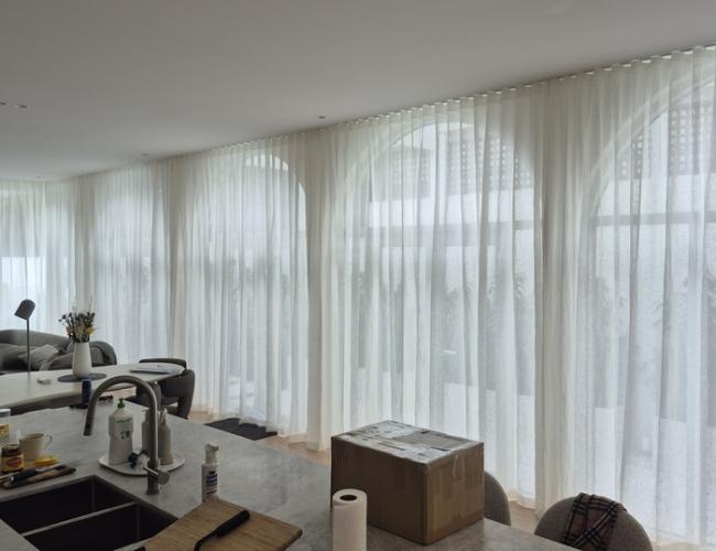 Sheer Wavefold Curtain