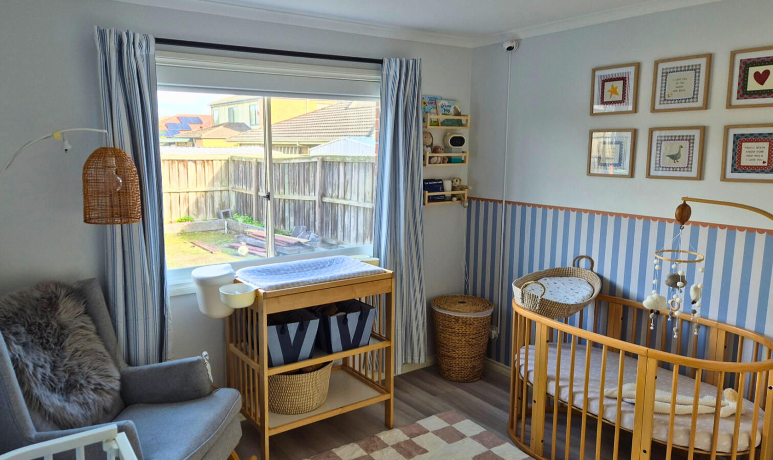Nursery with Roller Blind in Full Cassette
