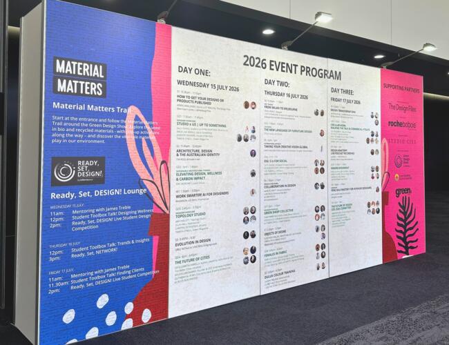 Decor + Design Show 2026 Event Board